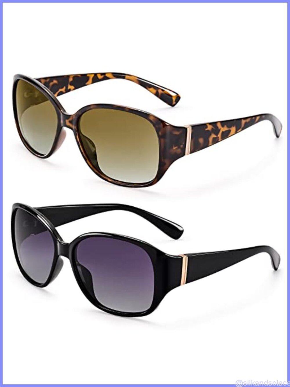 Polarized Sunglasses for Women Retro Square UV400 Driving